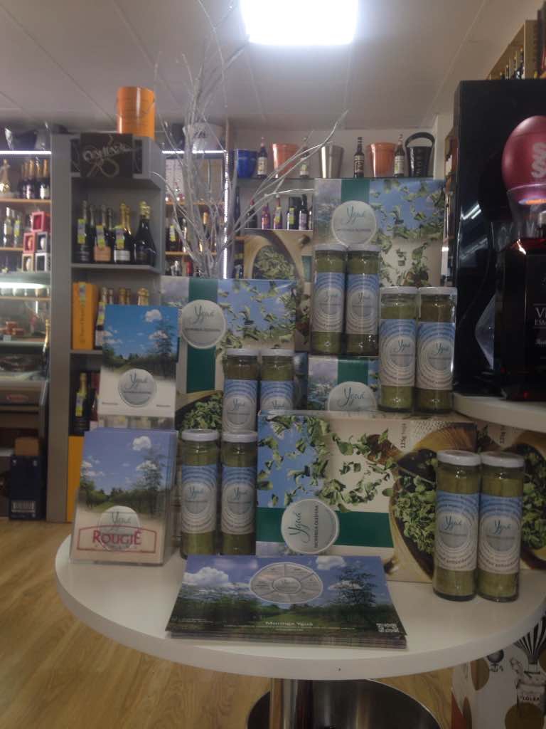 Expositor de Moringa Yguá en el Racó del Gourmet.