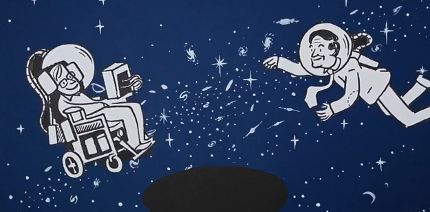 Hawking, además de un genio y un luchador ejemplar, supo ser un excelente divulgador.