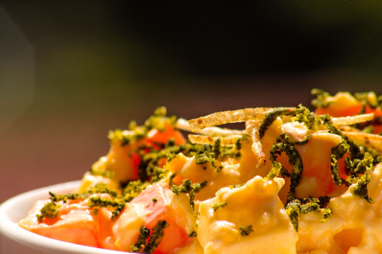 EcoEnsaladilla de zanahorias con trufa de Moringa y lima.